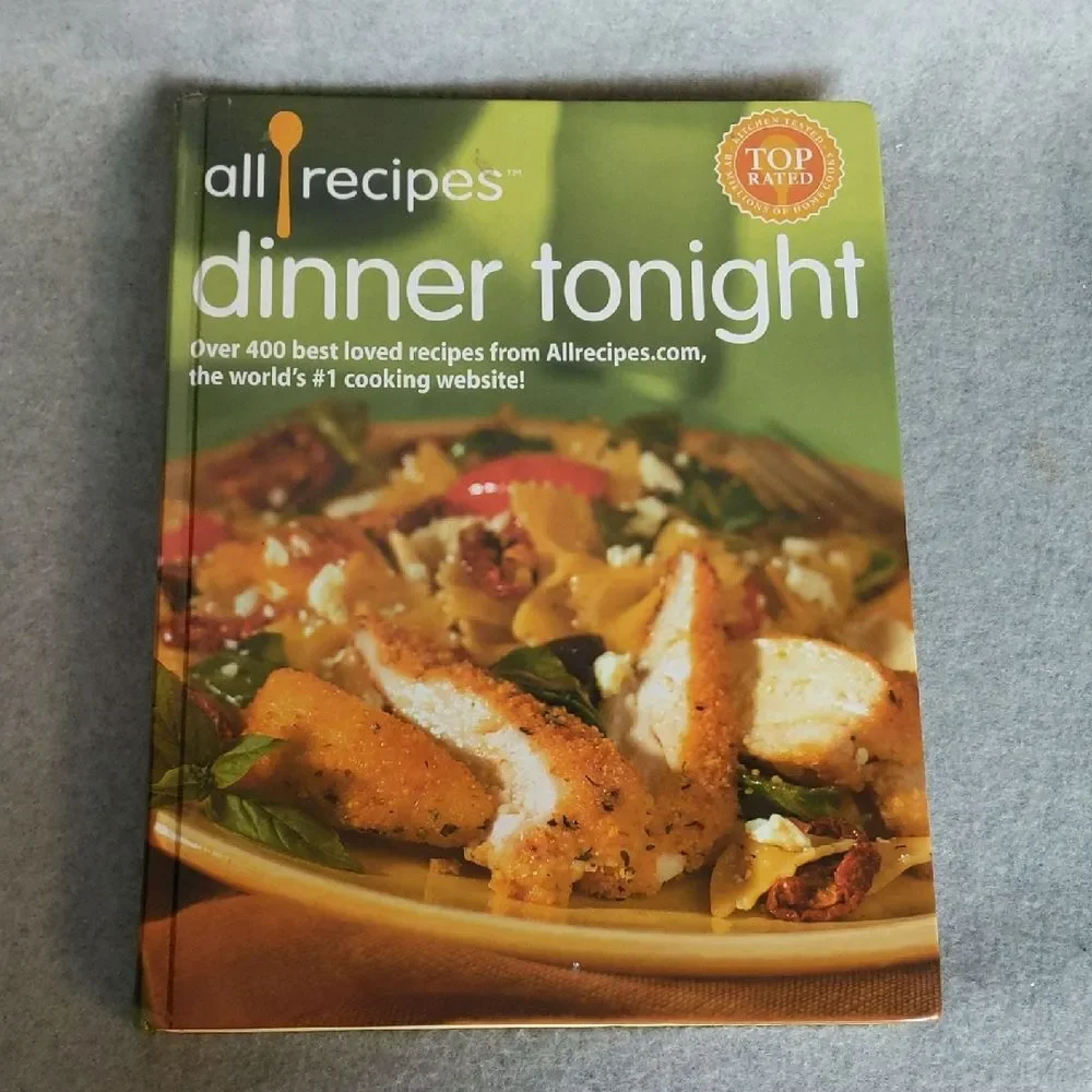 Allrecipes Dinner Tonight Over 400 Recipes - Hardcover Cookbook